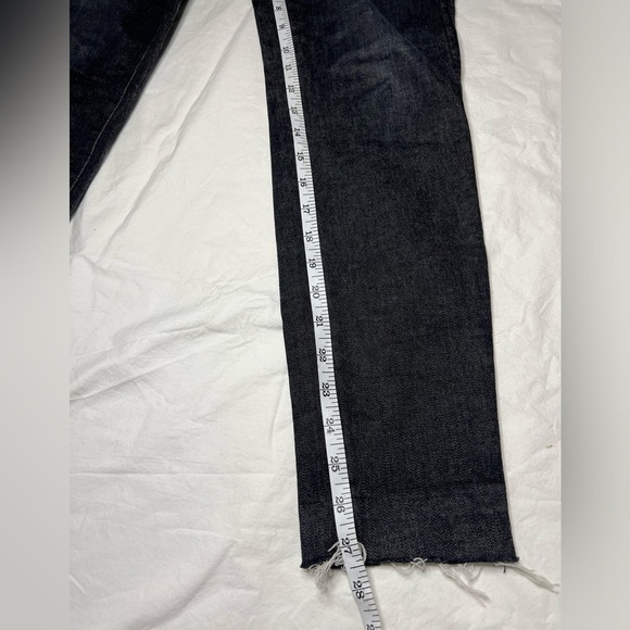 Madewell 10” High Rise Skinny Black Denim Jeans Size 27 - Picture 13 of 14